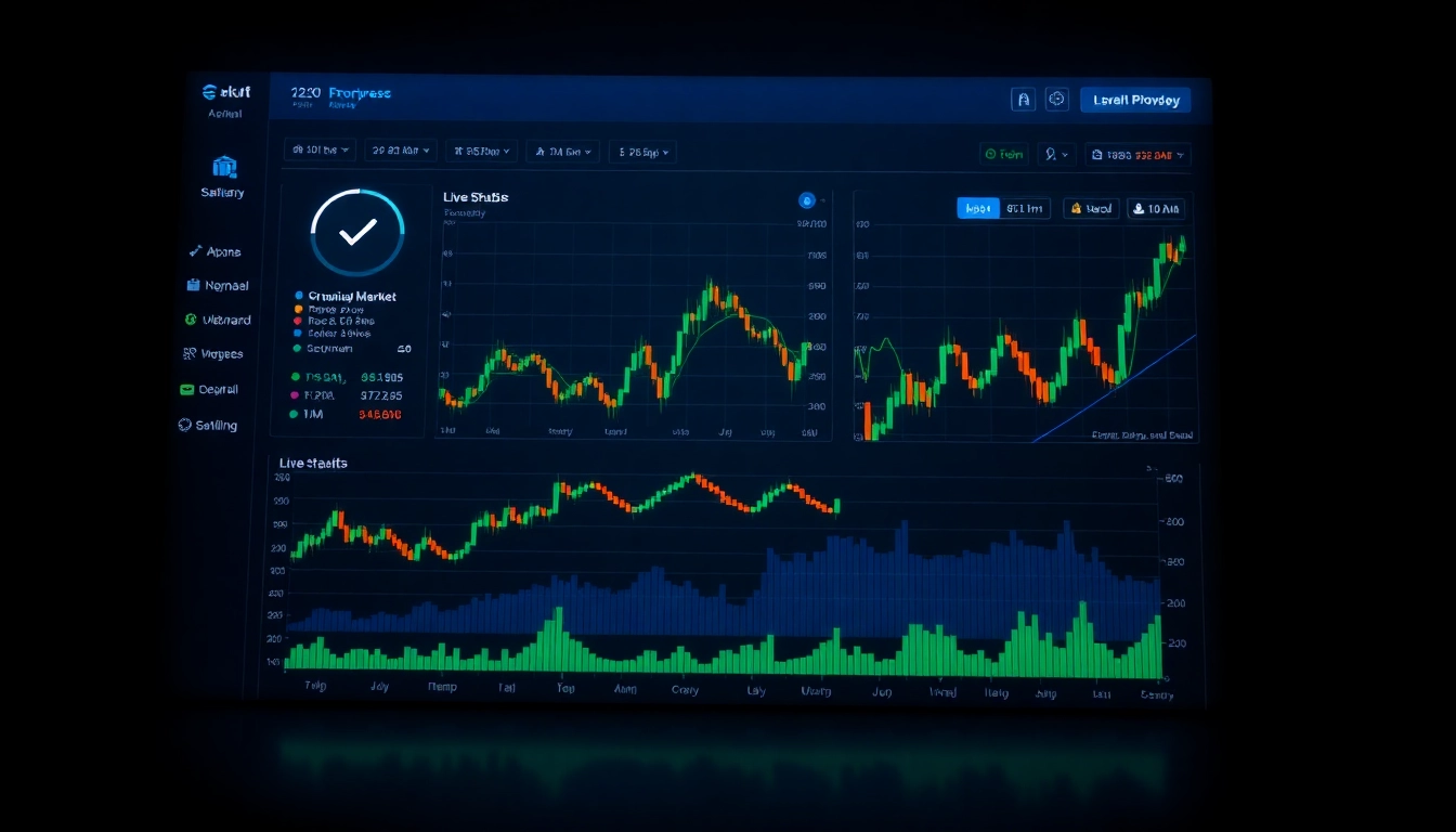 High-resolution AICoin trading platform interface with real-time data, secure design, and customizable charts for crypto investors.