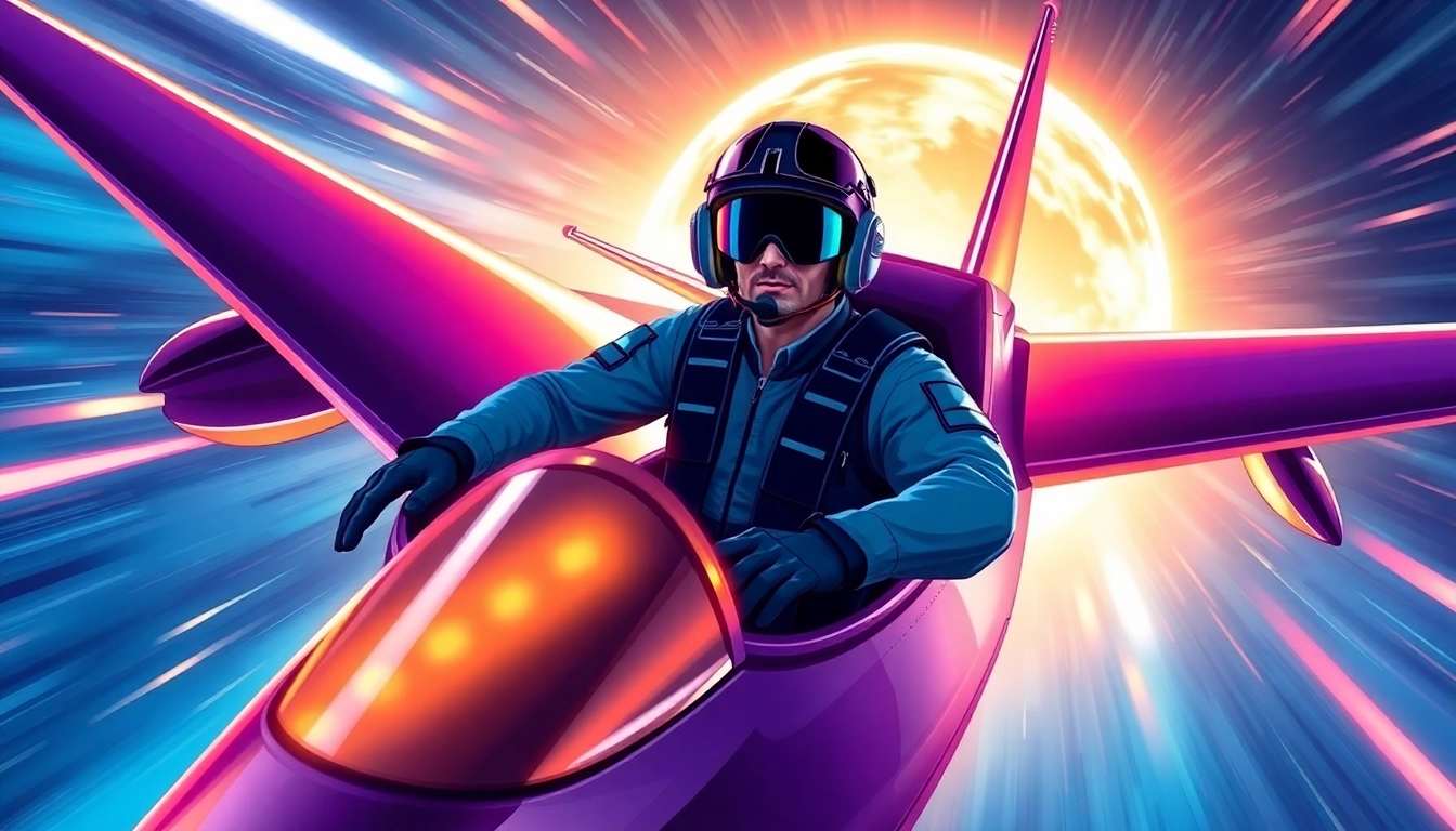 Aviator Game in action: pilot flying high with bold graphics and immersive sound effects, capturing the thrill of online gaming.