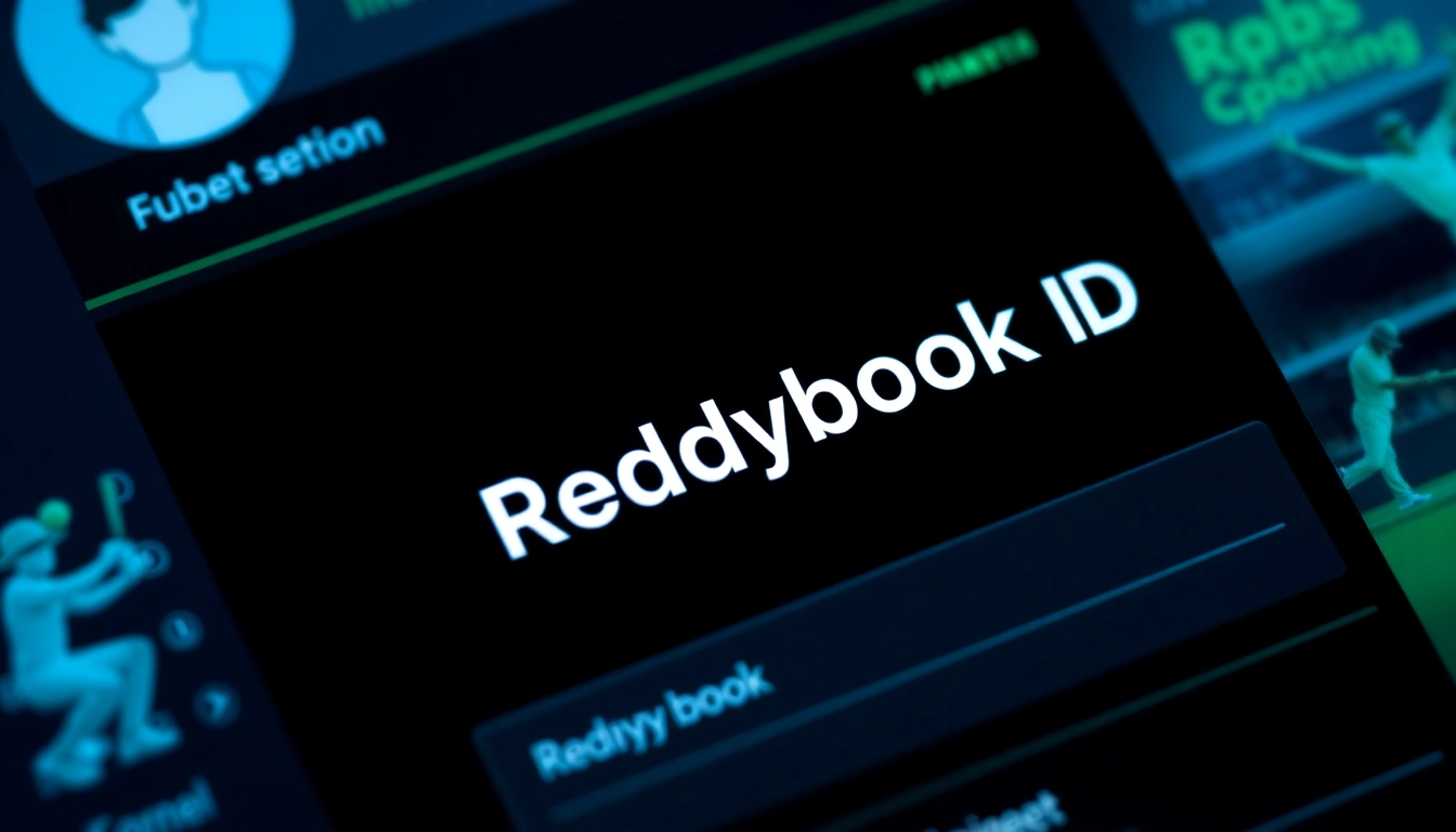 Secure Reddybook ID digital interface showing user credentials for online sports betting, easy registration and verification process.