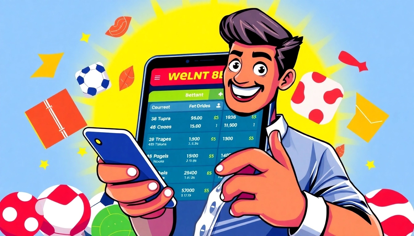 Reddy Anna Book user placing live sports bets on a mobile device with vibrant betting odds and sports icons, emphasizing secure online betting experience accessible from anywhere.