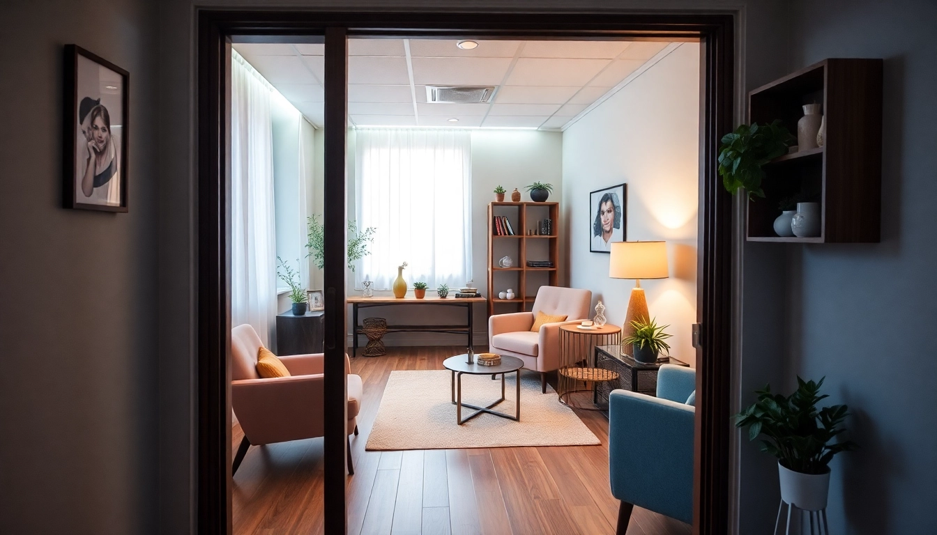 Psychoterapia Lublin – Comfortable psychologist's office promoting mental well-being and healing.