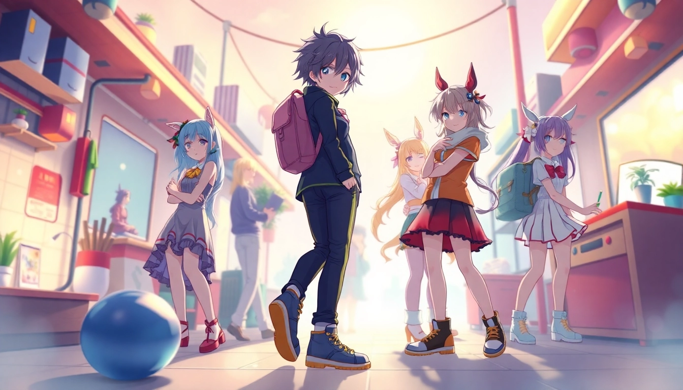 AI hentai generator creating detailed, customizable anime characters with vivid expressions and poses for realistic fantasy scenes.